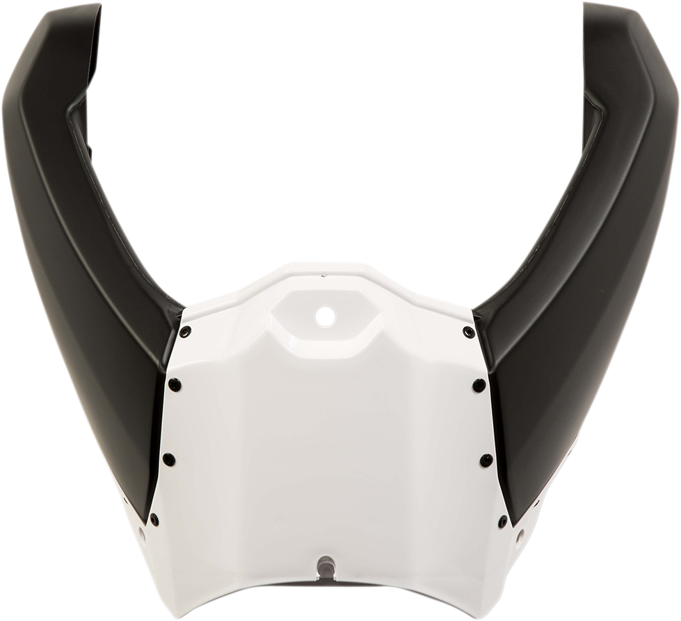 Radiator Shrouds - Upper -  White/Black -  YZF