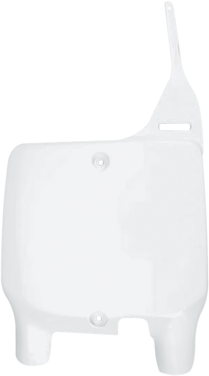 Front Number Plate - White - Suzuki