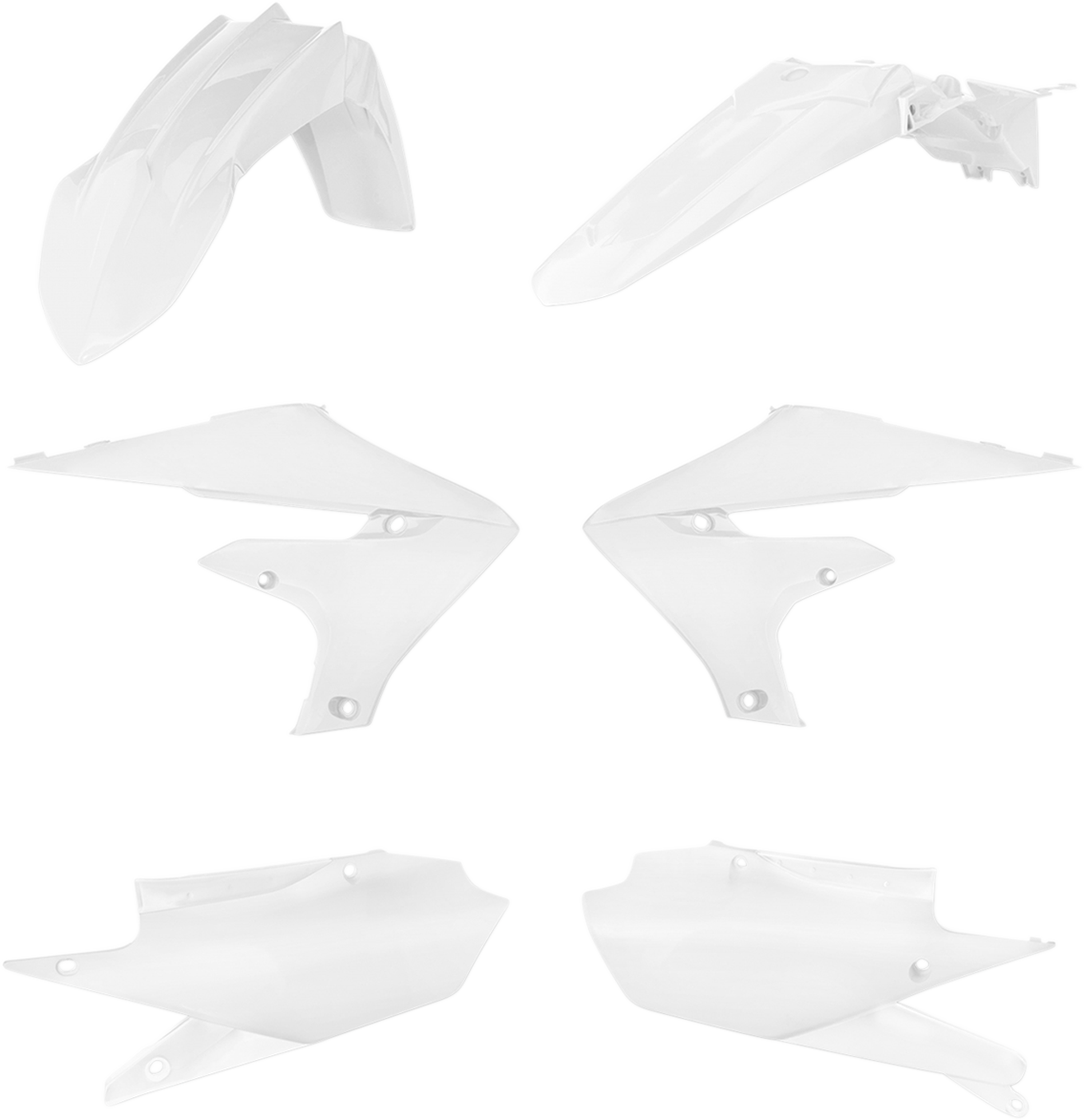 Standard Replacement Body Kit - OE White - YZF/WRF