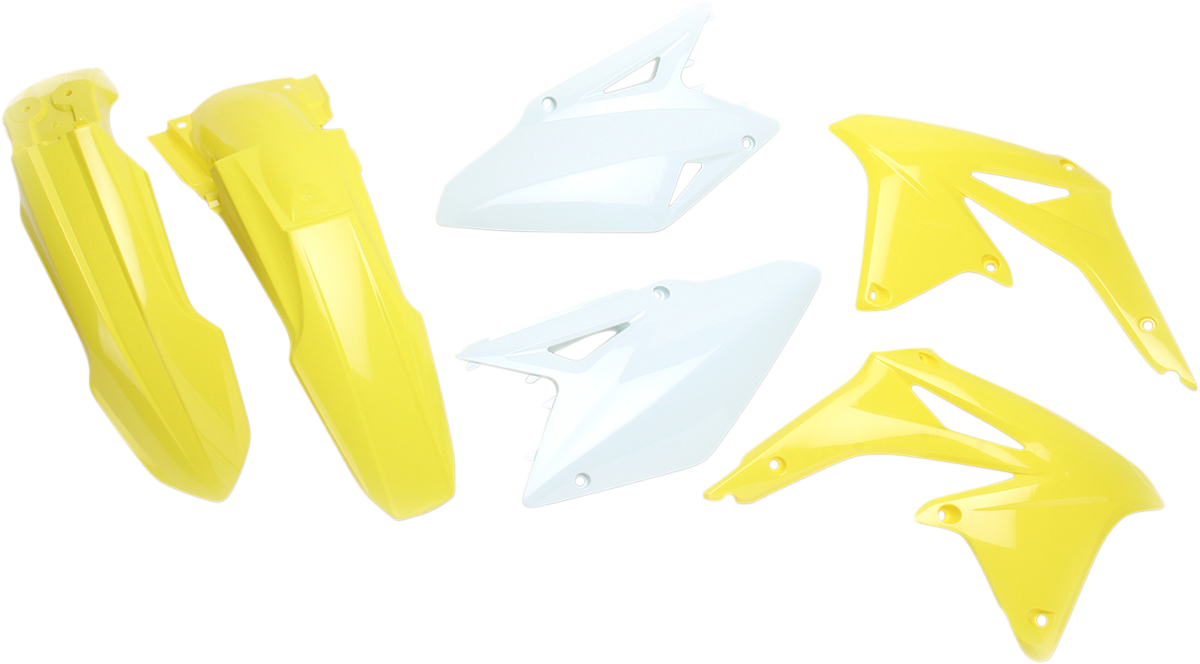 Standard Replacement Body Kit- OE Yellow/White - RMZ450