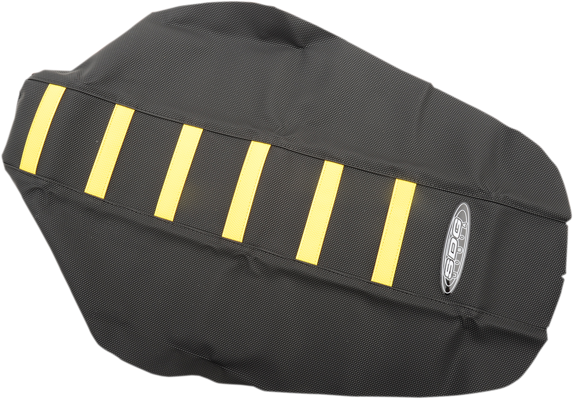 6-Ribbed Seat Cover - Yellow/Black - RM 85