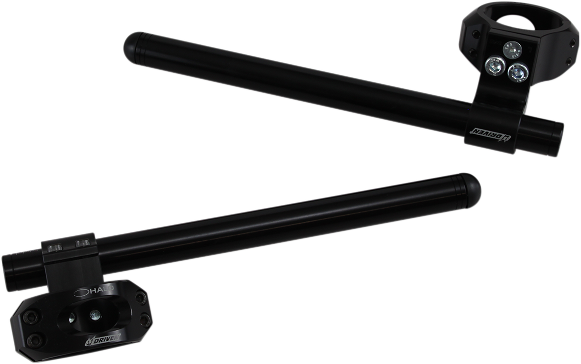 Black 50 mm Halo Riser Clip-On Handlebars