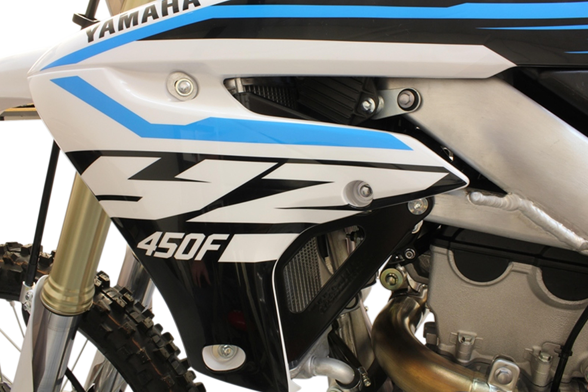 Radiator Brace - Black - Yamaha