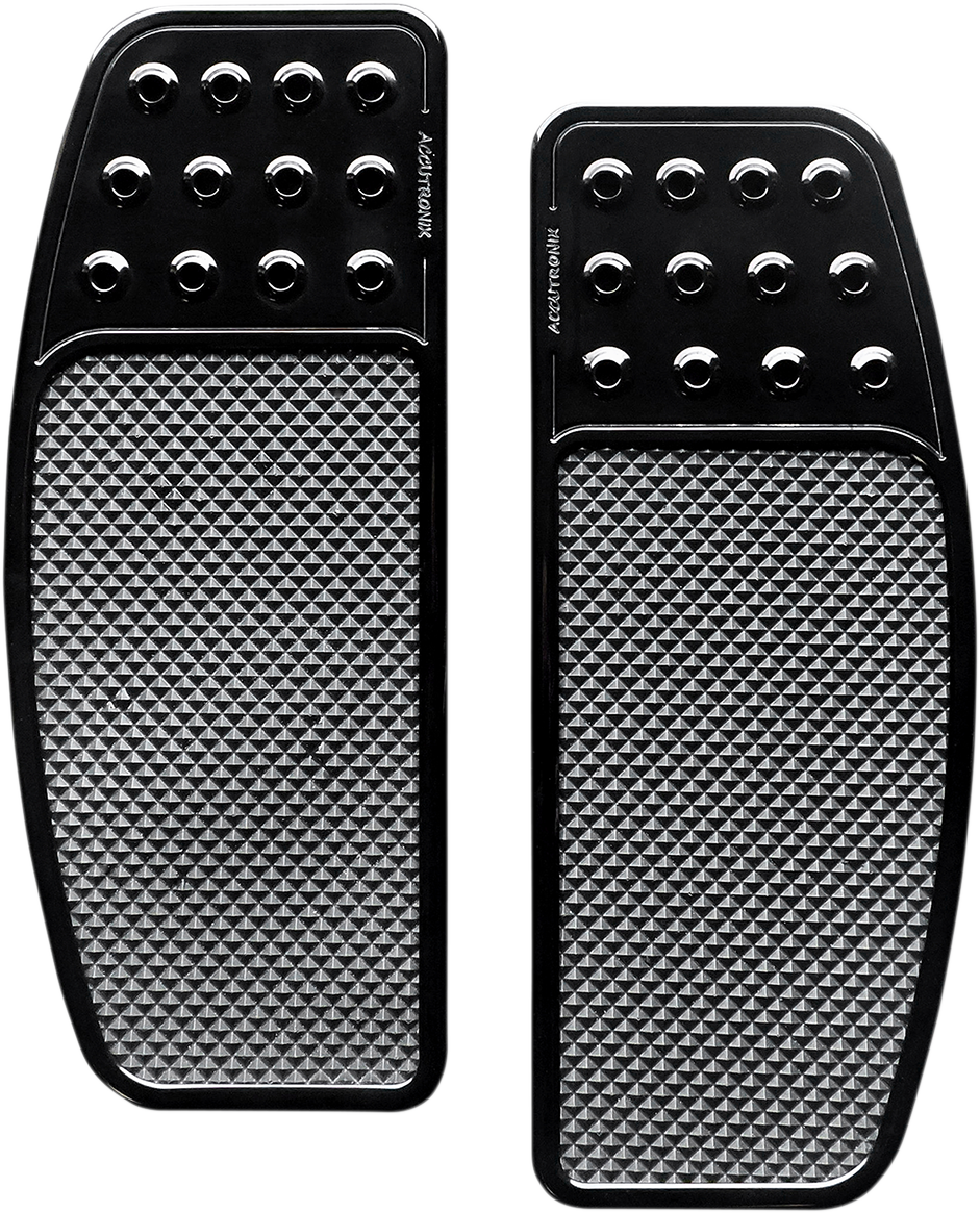 Front Floorboards - Extended - Black - Drilled - Original - FL