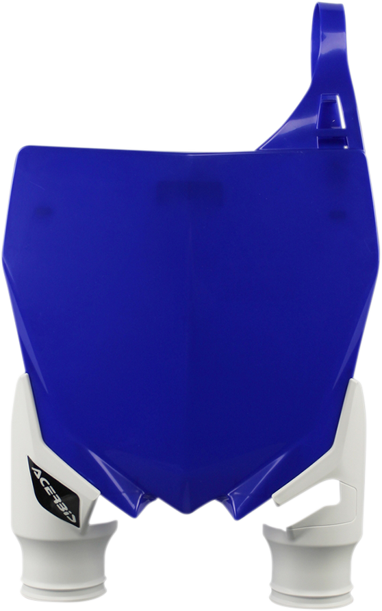 Raptor Number Plate - Blue/White - Yamaha