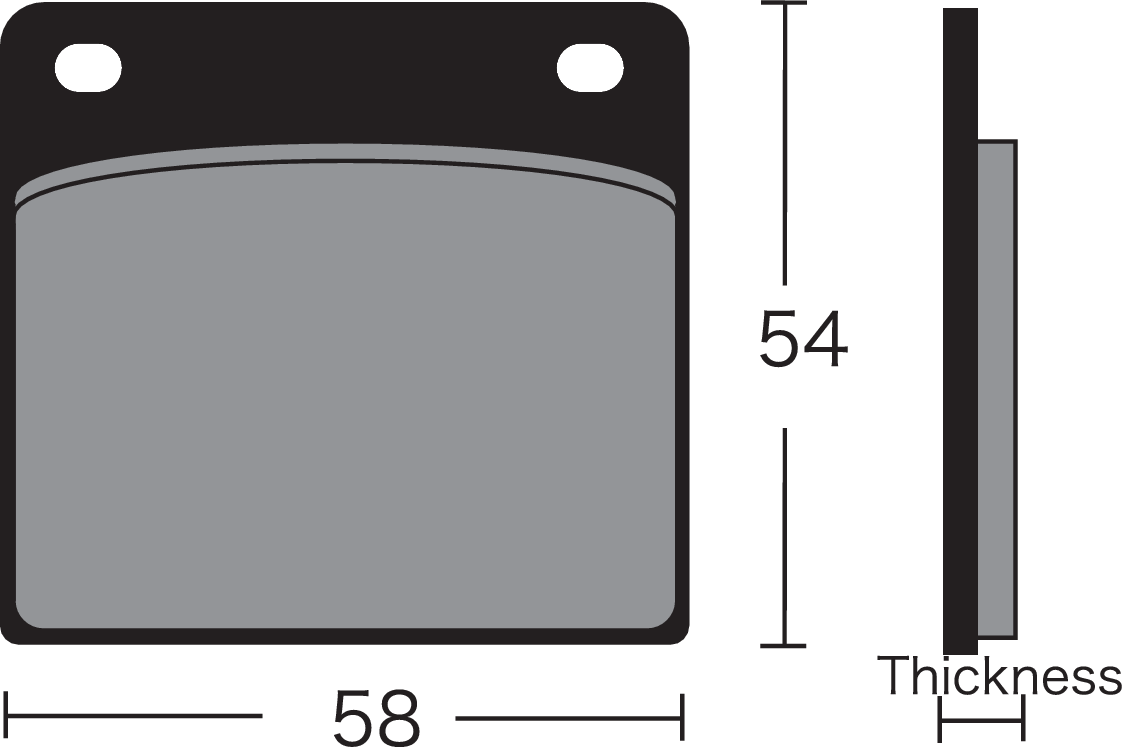 Semi-Metallic Brake Pads - VD-306
