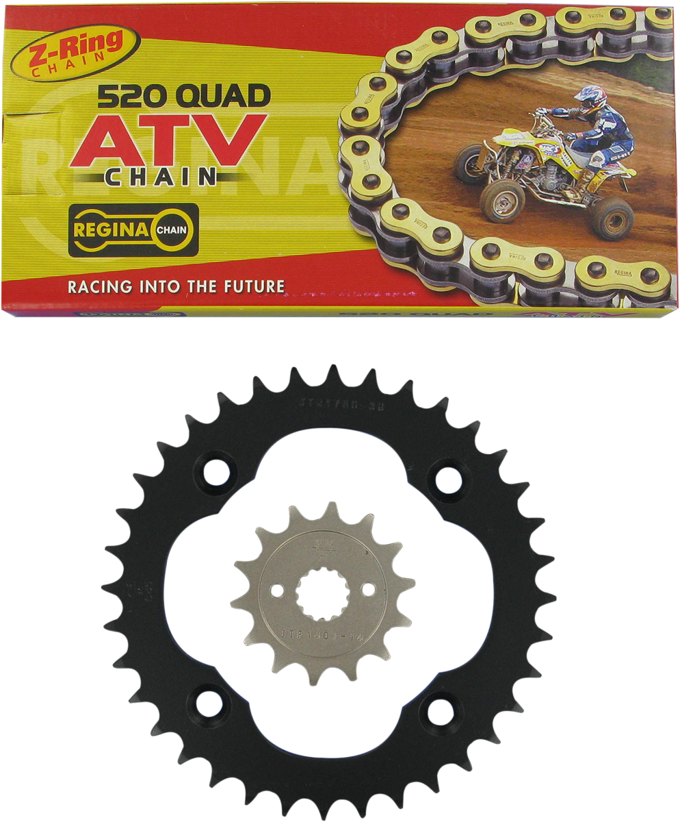 Chain and Sprocket Kit - Suzuki - Quad Racer - '06-'09
