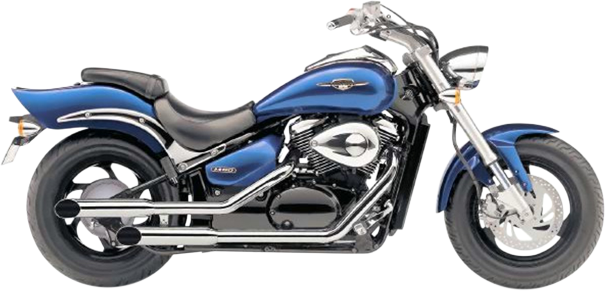 Classic Slashcut Exhaust - Chrome