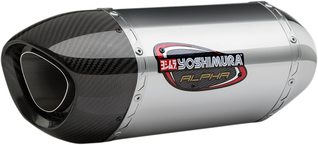 Alpha Signature Series Slip-On Muffler - Stainless Steel - YZF-R1