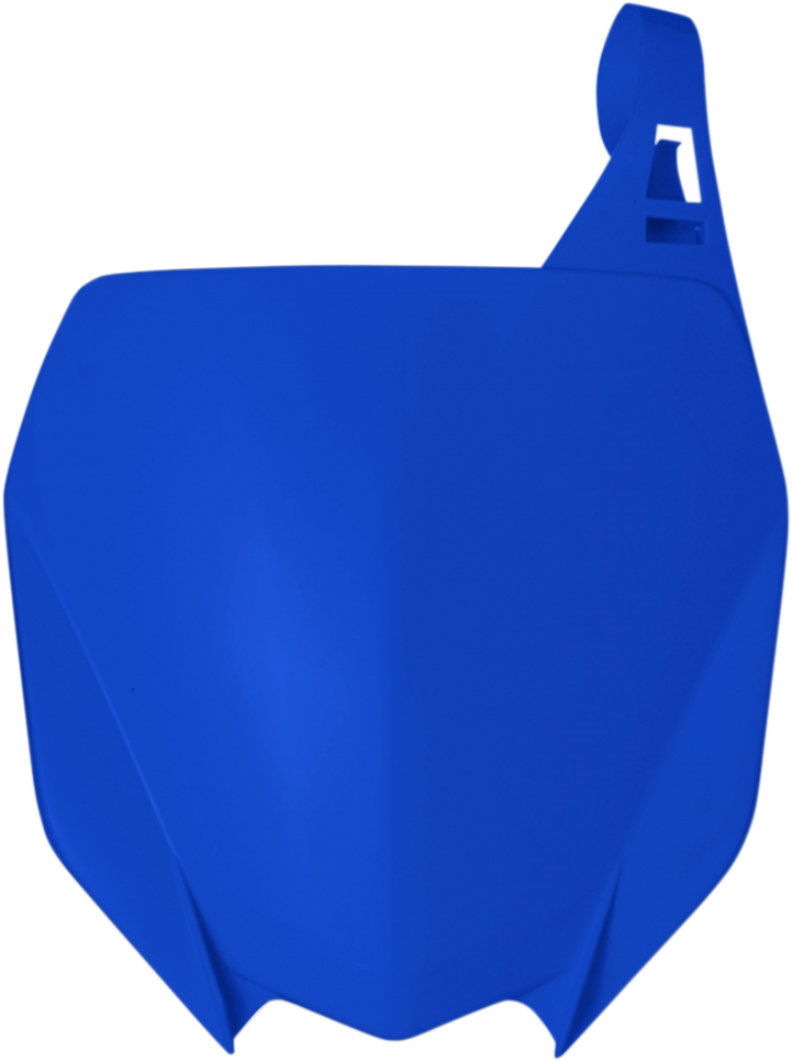 Front Number Plate - Blue - YZ