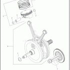 FLHTCUTGSE 1TBH CVO TRIKE (2022) PISTONS AND FLYWHEEL ASSEMBLY - MILWAUKEE-EIGHT® 117 ENG...
