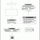 FLTRXSE 1TC6 CVO ROAD GLIDE (2024) Лейбл предостережения