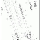 FLTRXSTSE 1TL8 CVO ROAD GLIDE ST (2024) FORK, FRONT