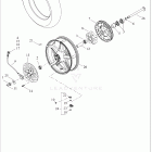 FLTRX 1KH7 ROAD GLIDE (2024) Колесо заднее