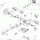 Outlander Max 650 EFI Привод колес задний