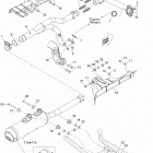 Outlander Max 500 EFI Ltd Exhaust system 500 efi