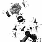 Outlander 500 EFI Коллектор воздухозаборника и корпус дросселя