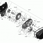 Outlander 500 EFI Трансмиссия