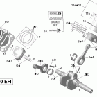 Outlander 500 EFI 01- crankshaft, piston and cylinder v1_std, xt, xt-p