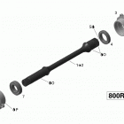 Renegade 800R EFI STD Ведущий вал