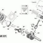 Outlander 800R EFI 01- crankshaft, piston and cylinder v1_std, xt, xtp