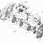 Renegade 800R EFI STD Коробка передач и компоненты