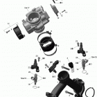 Renegade 800R EFI STD Коллектор воздухозаборника и корпус дросселя