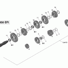 DS 450 EFI 05- gear box