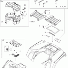 Outlander Max 400 EFI Передние и задние поддоны