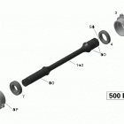 Outlander 500 EFI Ведущий вал