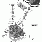 DS 450 EFI Головка цилиндров