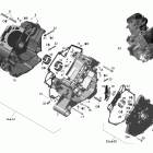 Outlander 800R EFI 01- crankcase v1_std, xt, xtp