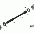 Outlander 800R EFI Приводной вал