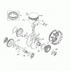 DS 650, 7404 Коленвал и поршни