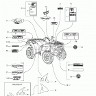 Traxter, 7419/7420/7425/7426 (red/rouge) Наклейки