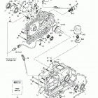 Traxter Footshift, Red/rouge Clutch housing and cover