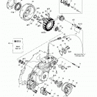 Traxter Footshift, Red/rouge Ignition and water pump