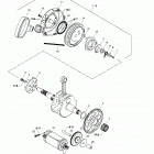 Traxter XL, 7448 Rewind starter, electric starter