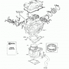 DS 650, 7404 Цилиндр,головка цилиндров