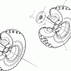 BIG BOSS  INT'L - A00CL50DA Rear and middle wheel