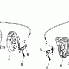 SCRAMBLER 50 - A03EA05CA/CB Передний тормоз