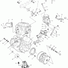 SPORTSMAN 6X6 - A03CL50AA Крепление двигателя