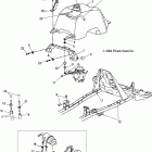 MAGNUM 4X4 HDS - A03CD50FB 500 Fuel tank and carburetor mounting