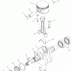 MAGNUM 325 4X4 - A01CD32AA Коленвал и поршни