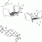 SPORTSMAN 90 - A02FA09CB Swing arm / footrest