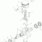 TRAIL BOSS 330 - A03CA32AA Коленвал и поршни