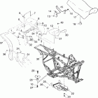 MAGNUM 330 2X4 - A03CB32AA Заднее крыло и сиденье