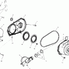 SCRAMBLER 500 4X4 - A03BG50AA Кожух сцепления