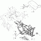 MAGNUM 4X4 HDS - A03CD50FB 500 Заднее крыло и сиденье