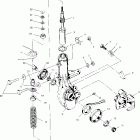 SCRAMBLER 500 4X4 - A03BG50AA Передняя стойка